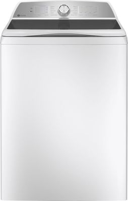 GE Profile - 4.9 Cu Ft High Efficiency Smart Top Load Washer with Smarter Wash Technology - White & GE Profile - 7.4 Cu. Ft. Smart Electric Dryer w/ Sanitize Cycle GE Profile - 4.9 Cu Ft High Efficiency Smart Top Load Washer with Smarter Wash Technology - White & GE Profile - 7.4 Cu. Ft. Smart Electric Dryer w/ Sanitize Cycle