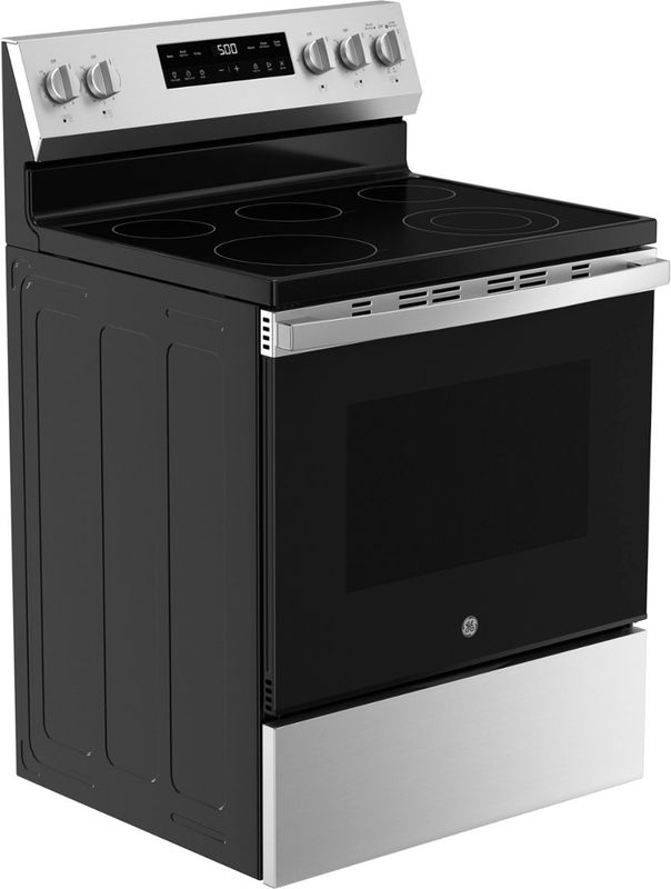 GE® 30" Free-Standing Electric Range with Crisp Mode Stainless Steel