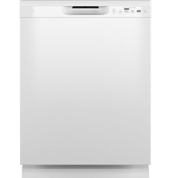 GE® ENERGY STAR® Dishwasher with Front Controls White