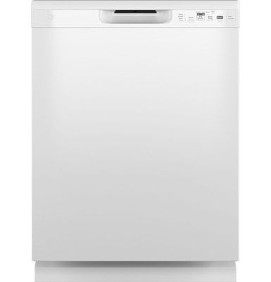 GE® ENERGY STAR® Dishwasher with Front Controls White