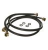 WASHING MACHINE 2 PACK RUBBER INLET HOSE, 4'