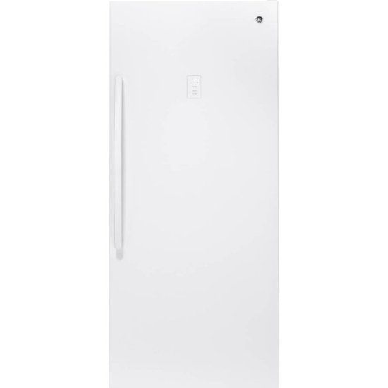 GE - 21.3 Cu. Ft. Frost-Free Upright Freezer - White GE - 21.3 Cu. Ft. Frost-Free Upright Freezer - White