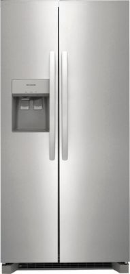 Frigidaire 22.3-cu ft Side-by-Side Refrigerator with Ice Maker, Water and Ice Dispenser (Stainless Steel) ENERGY STAR