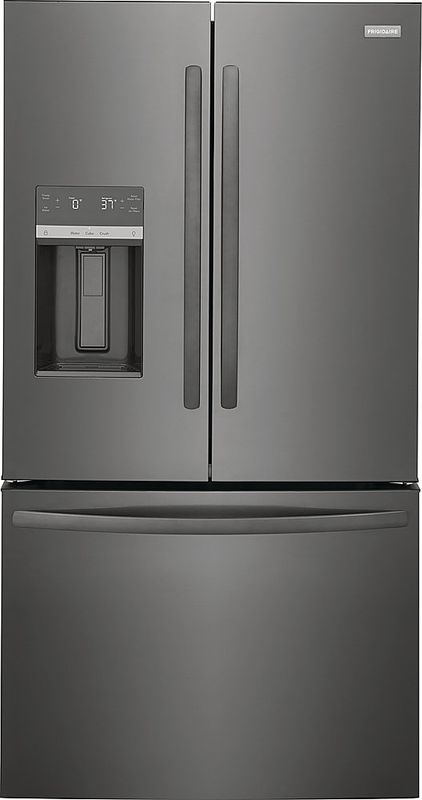 Frigidaire 27.8-cu ft French Door Refrigerator with Ice Maker, Water and Ice Dispenser (Black Stainless Steel) ENERGY STAR