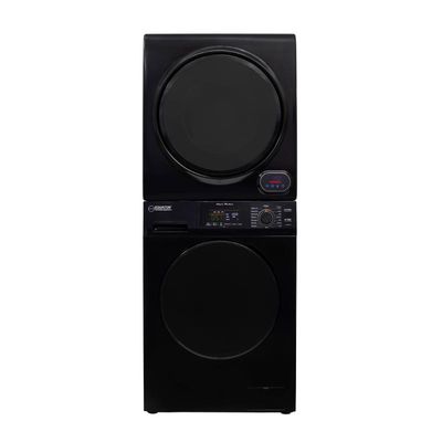 Equator PREMIUM STACKABLE 15 Lbs Washer 1.62cf 110V+Vented DIGI Dryer 3.5cf 110V Black Equator PREMIUM STACKABLE 15 Lbs Washer 1.62cf 110V+Vented DIGI Dryer 3.5cf 110V Black