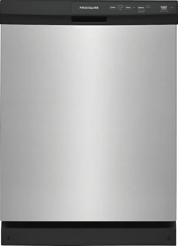 Frigidaire 24-in Front Control Built-In Dishwasher (Stainless Steel) ENERGY STAR, 55-dBA Standard Sound Level