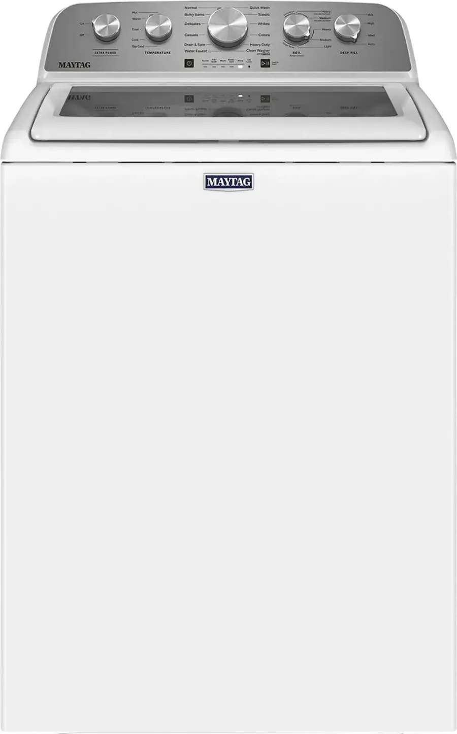 Maytag 4.8-cu ft High Efficiency Agitator Top-Load Washer ( White )