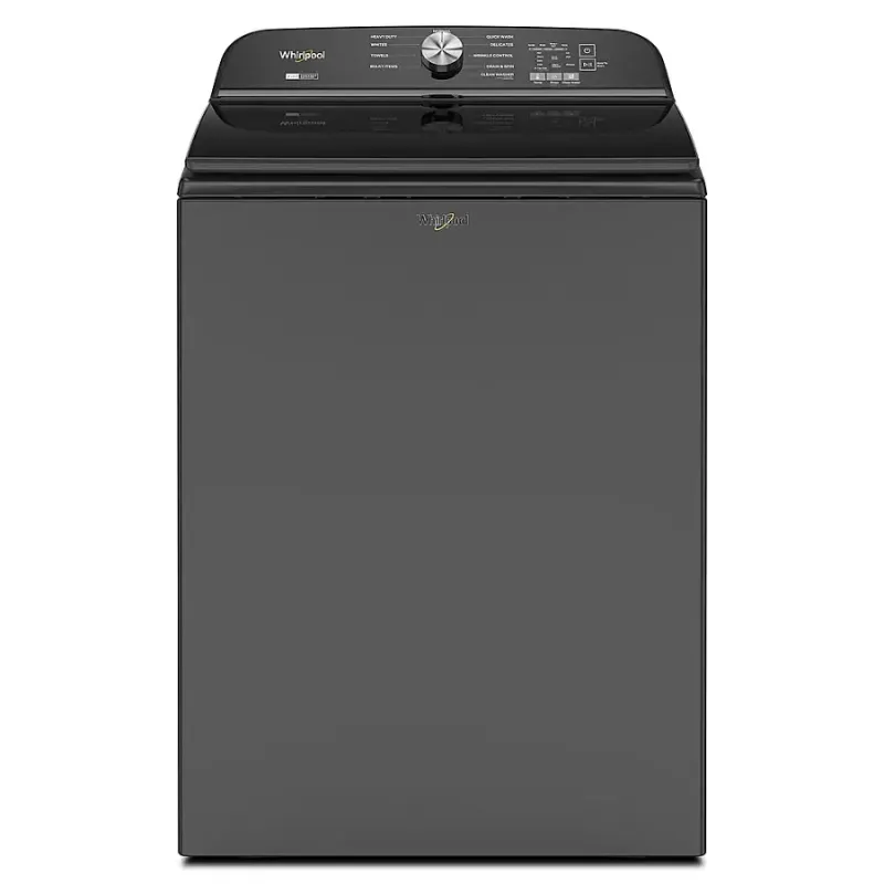 Whirlpool 5.2-cu ft High Efficiency Impeller or Agitator Top-Load Washer ( Volcano Black ) ENERGY STAR