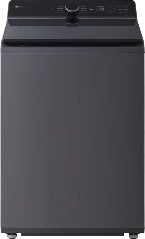 LG 5.3-cu ft Agitator Smart Compatible Top-Load Washer ( Matte Black ) ENERGY STAR