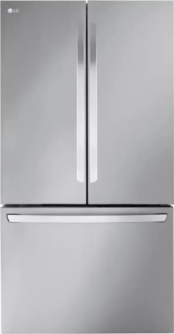 LG Standard-Depth 31.7-cu ft 3 -Door 36-in Wide Smart Compatible French Door Refrigerator with Ice Maker with Water Dispenser ( PrintProof Stainless Steel ) ENERGY STAR Certified