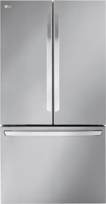LG Standard-Depth 31.7-cu ft 3 -Door 36-in Wide Smart Compatible French Door Refrigerator with Ice Maker with Water Dispenser ( PrintProof Stainless Steel ) ENERGY STAR Certified