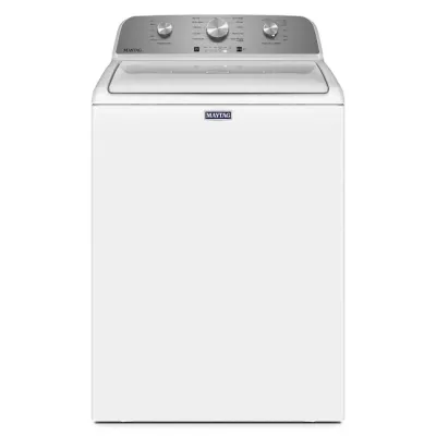 Maytag Deep Fill 4.5-cu ft High Efficiency Agitator Top-Load Washer (White)
