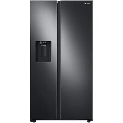 Samsung 27.4-cu ft Side-by-Side Refrigerator with Ice Maker (Fingerprint Resistant Black Stainless Steel) Samsung 27.4-cu ft Side-by-Side Refrigerator with Ice Maker (Fingerprint Resistant Black Stainless Steel)