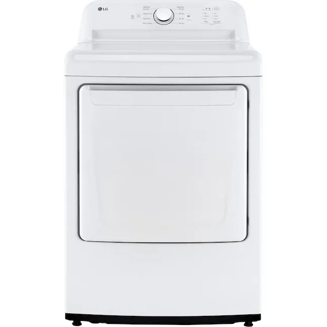 LG 7.3-cu ft Electric Dryer (White) ENERGY STAR