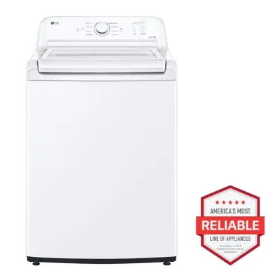 LG 4.1-cu ft Agitator Top-Load Washer (White)