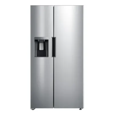 Midea 26.3-cu ft Side-by-Side Refrigerator with Ice Maker (Stainless Steel) Midea 26.3-cu ft Side-by-Side Refrigerator with Ice Maker (Stainless Steel)