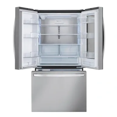 LG Insta View 26.5-cu ft Counter-depth Smart French Door Refrigerator with Ice Maker (Stainless Steel) ENERGY STAR LG Insta View 26.5-cu ft Counter-depth Smart French Door Refrigerator with Ice Maker (Stainless Steel) ENERGY STAR