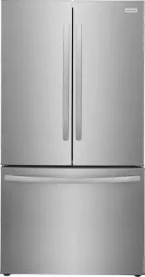 Frigidaire 23.3-cu ft Counter-depth French Door Refrigerator with Ice Maker (Easycare Stainless Steel)