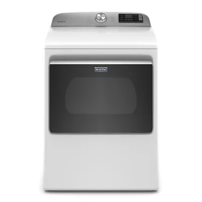 Maytag SMART Capable 7.4-cu ft Smart Electric Dryer (White)