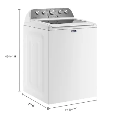 Maytag 4.8-cu ft High Efficiency Impeller Top-Load Washer (White)