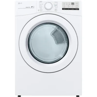 LG 7.4-cu ft Stackable Electric Dryer (White) ENERGY STAR LG 7.4-cu ft Stackable Electric Dryer (White) ENERGY STAR
