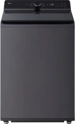 LG - 5.5 Cu. Ft. High Efficiency Smart Top Load Washer with Easy Unload - Matte Black LG - 5.5 Cu. Ft. High Efficiency Smart Top Load Washer with Easy Unload - Matte Black