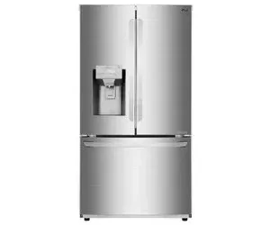 LG Counter-depth MAX 25.5-cu ft Smart French Door Refrigerator with Dual Ice Maker, Water and Ice Dispenser (Fingerprint Resistant) LG Counter-depth MAX 25.5-cu ft Smart French Door Refrigerator with Dual Ice Maker, Water and Ice Dispenser (Fingerprint Resistant)