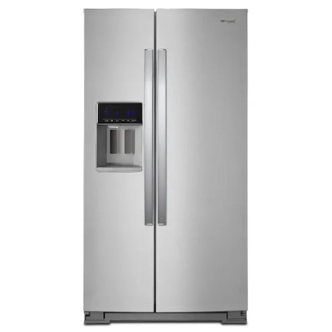 Whirlpool 28.4-cu ft Side-by-Side Refrigerator with Ice Maker (Fingerprint Resistant Stainless Steel) Whirlpool 28.4-cu ft Side-by-Side Refrigerator with Ice Maker (Fingerprint Resistant Stainless Steel)