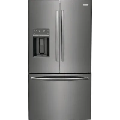 Frigidaire Gallery 28-cu ft French Door Refrigerator with Dual Ice Maker (Fingerprint Resistant Black Stainless Steel) ENERGY STAR Frigidaire Gallery 28-cu ft French Door Refrigerator with Dual Ice Maker (Fingerprint Resistant Black Stainless Steel) ENERGY STAR