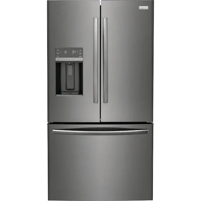 Frigidaire Gallery 28-cu ft French Door Refrigerator with Dual Ice Maker (Fingerprint Resistant Black Stainless Steel) ENERGY STAR Frigidaire Gallery 28-cu ft French Door Refrigerator with Dual Ice Maker (Fingerprint Resistant Black Stainless Steel) ENERGY STAR