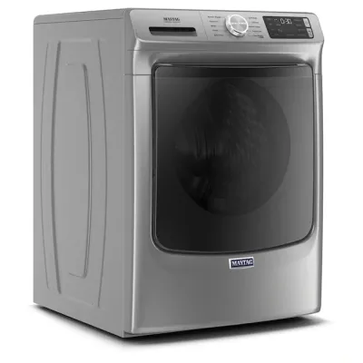 Maytag 4.5-cu ft High Efficiency Stackable Steam Cycle Front-Load Washer (Metallic Slate) ENERGY STAR Maytag 4.5-cu ft High Efficiency Stackable Steam Cycle Front-Load Washer (Metallic Slate) ENERGY STAR