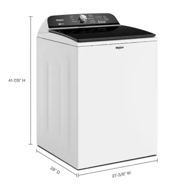 Whirlpool 5.2-cu ft High Efficiency Impeller and Agitator Top-Load Washer (White) ENERGY STAR Whirlpool 5.2-cu ft High Efficiency Impeller and Agitator Top-Load Washer (White) ENERGY STAR