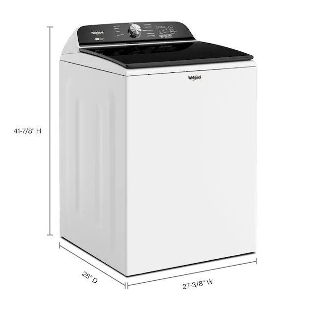 Whirlpool 5.2-cu ft High Efficiency Impeller and Agitator Top-Load Washer (White) ENERGY STAR Whirlpool 5.2-cu ft High Efficiency Impeller and Agitator Top-Load Washer (White) ENERGY STAR
