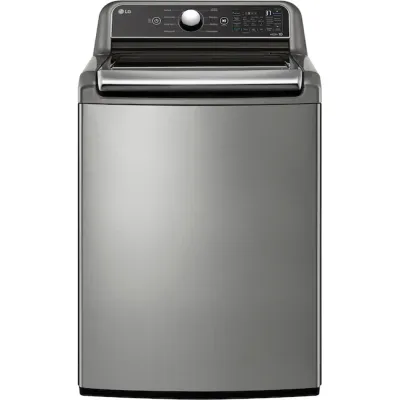 LG Turbo Wash 3D 5.3-cu ft Agitator Smart Top-Load Washer (Graphite Steel) ENERGY STAR
