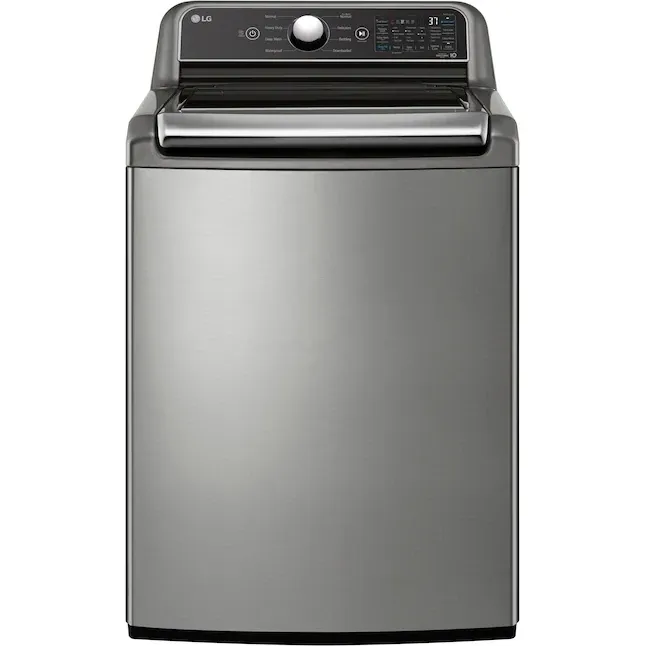 LG Turbo Wash 3D 5.3-cu ft Agitator Smart Top-Load Washer (Graphite Steel) ENERGY STAR LG Turbo Wash 3D 5.3-cu ft Agitator Smart Top-Load Washer (Graphite Steel) ENERGY STAR