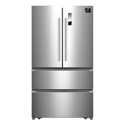 FORNO Bovino 19-cu ft 4-Door French Door Refrigerator (Stainless Steel)