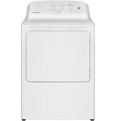 Hotpoint 6.2-cu ft Vented Electric Dryer (White) Hotpoint 6.2-cu ft Vented Electric Dryer (White)