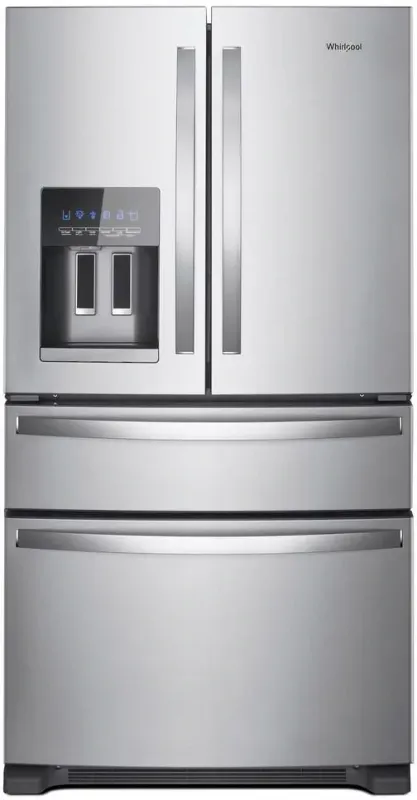 Whirlpool 24.5 Cu. Ft. 4-Door French Door Refrigerator - Stainless Steel Whirlpool 24.5 Cu. Ft. 4-Door French Door Refrigerator - Stainless Steel