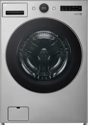 LG TurboWash 360 4.5-cu ft High Efficiency Stackable Steam Cycle Smart Front-Load Washer ( Graphite Steel ) ENERGY STAR LG TurboWash 360 4.5-cu ft High Efficiency Stackable Steam Cycle Smart Front-Load Washer ( Graphite Steel ) ENERGY STAR