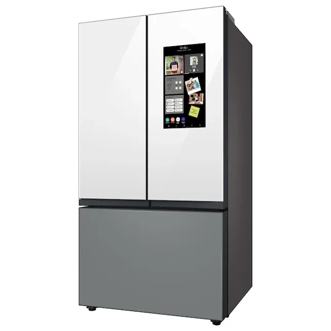 Samsung Bespoke 29.8-cu ft Smart French Door Refrigerator with Dual Ice Maker and Door within Door ENERGY STAR Samsung Bespoke 29.8-cu ft Smart French Door Refrigerator with Dual Ice Maker and Door within Door ENERGY STAR