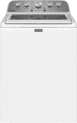 Maytag 4.8-cu ft High Efficiency Agitator Top-Load Washer ( White )