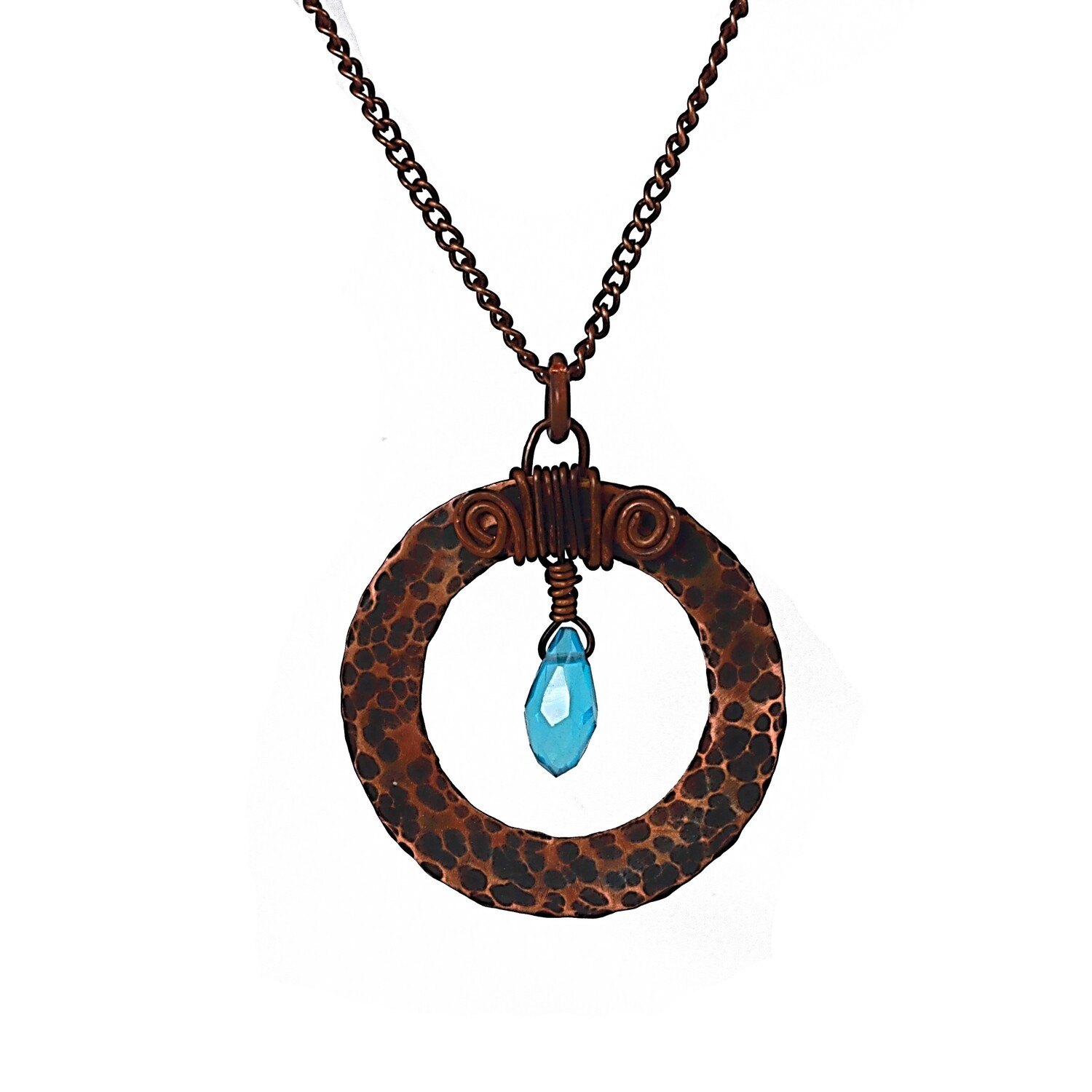 Hammered Copper Necklace