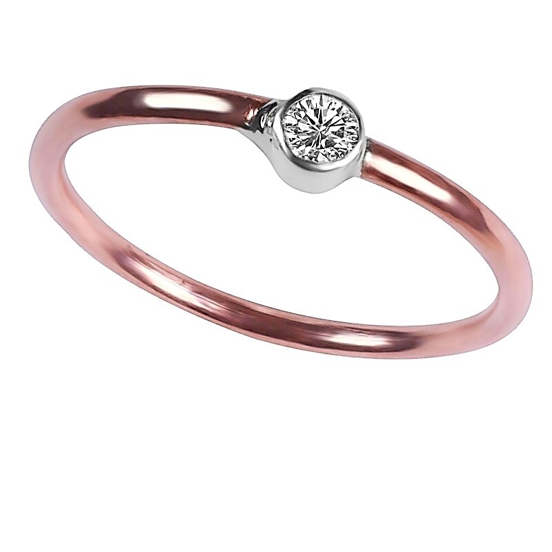Copper Engagement Ring