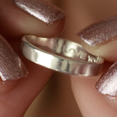 Plain Wedding Band Promise Ring