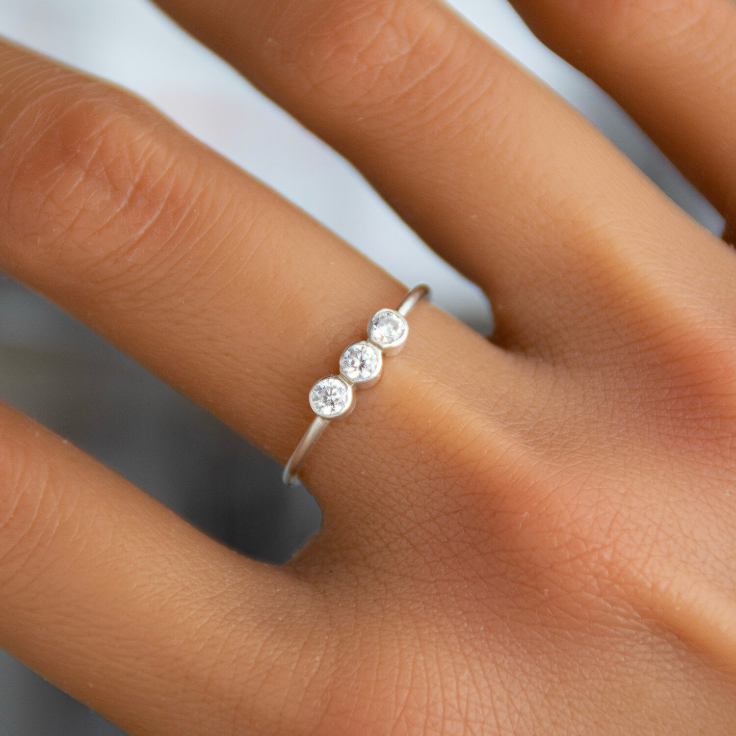 3 Stone Promise Ring