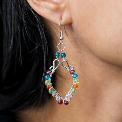 SP Color Bead Earrings