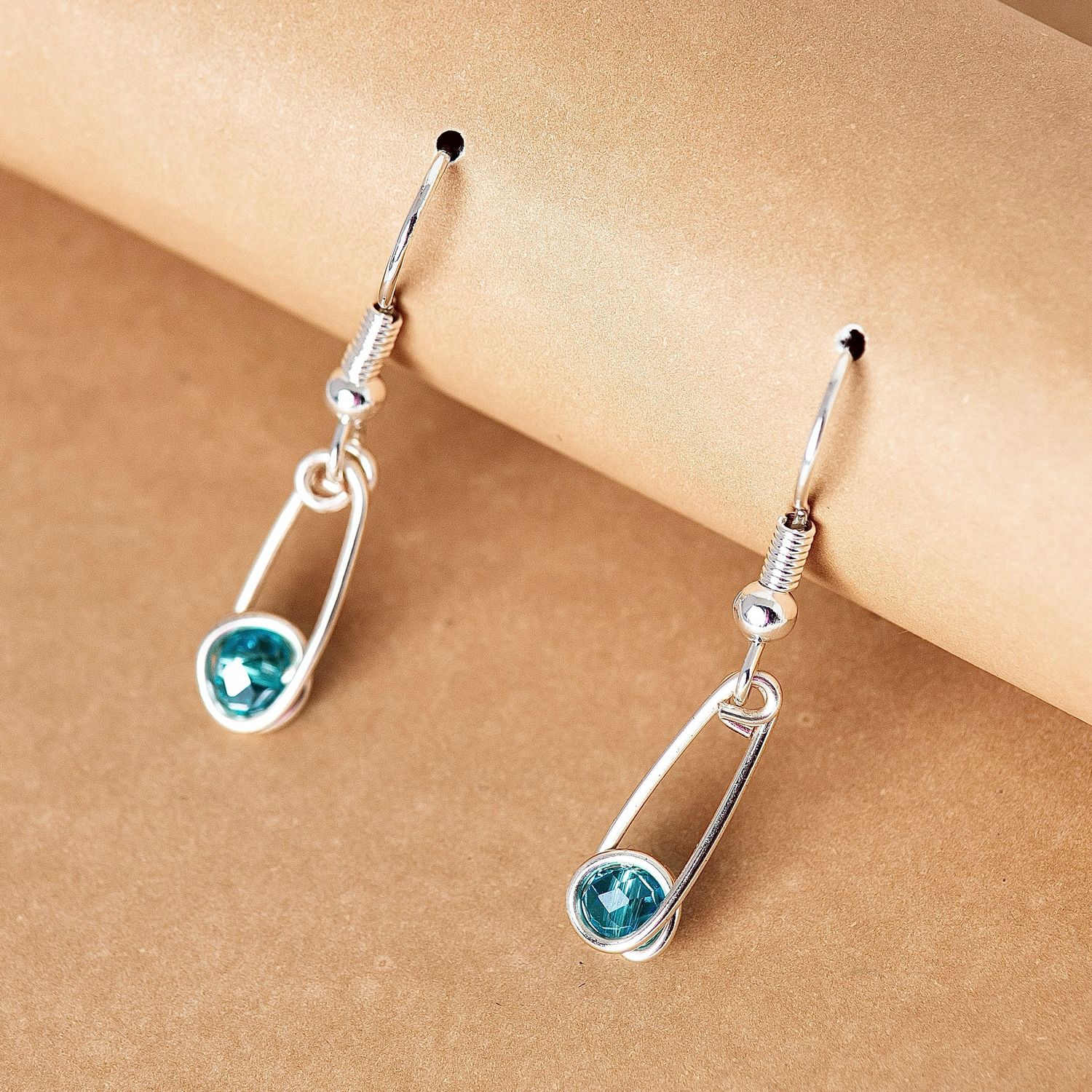 SP Safety Pin Earrings
