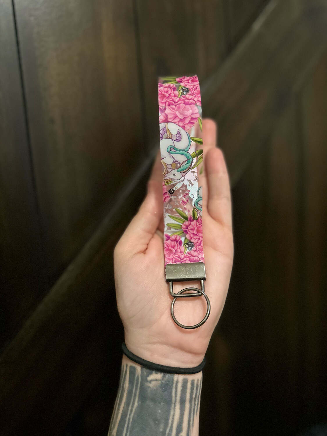 Haku Floral safety keychain