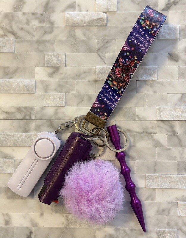 Strange Monster Safety Keychain