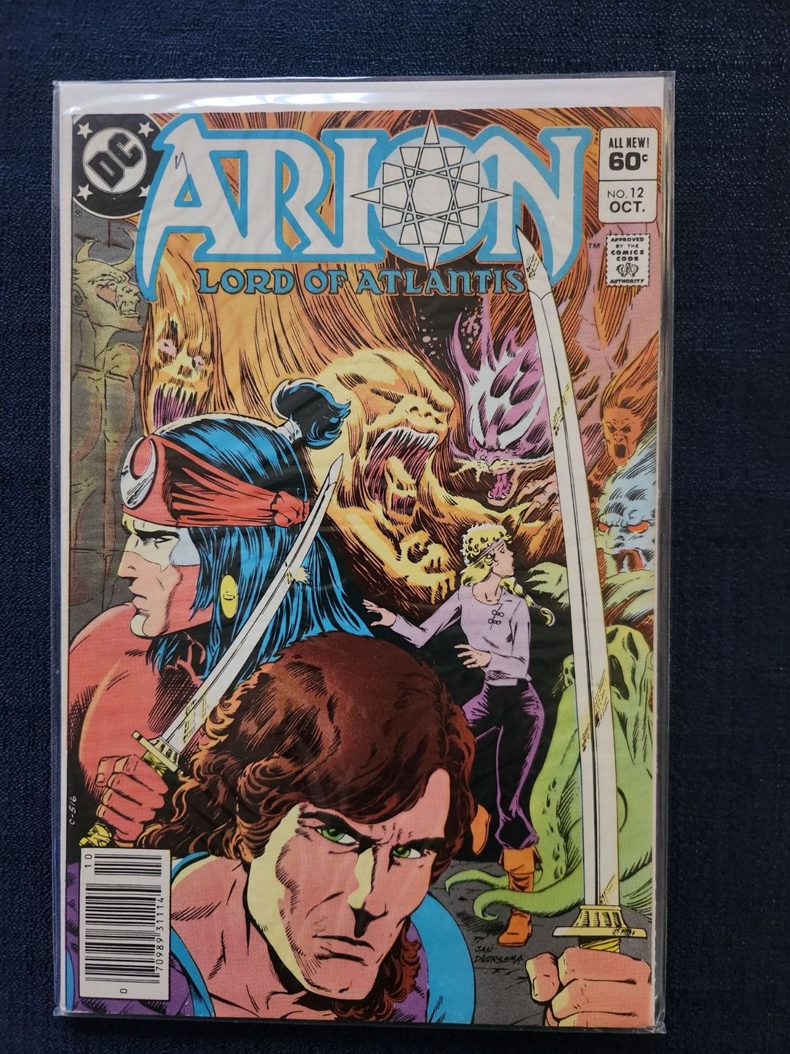 Arion Lord of Atlantis 1982 - Newsstand - #12 FN